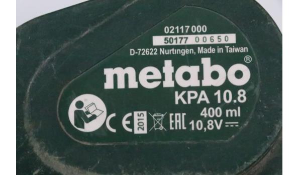 accu kitpistool, METABO KPA 10.8, zonder lader